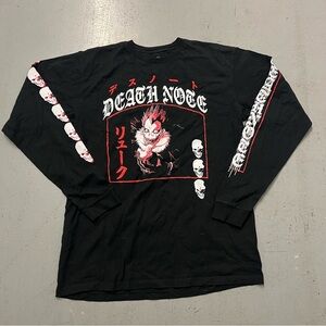 Zumiez Black and Red Graphic Long Sleeve Shirt